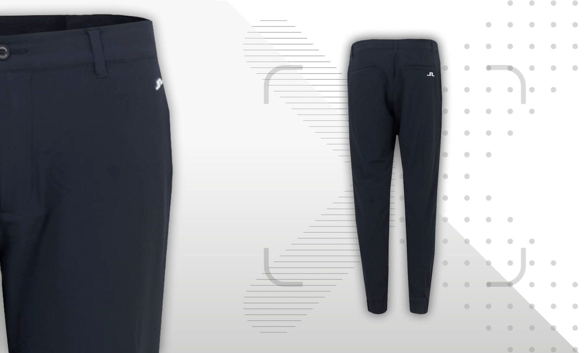 J Lindeberg Cuff Jogger Golf Trouser / Pant - JL Navy