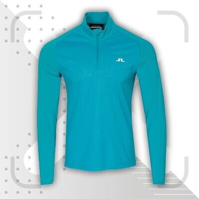 J Lindeberg Henry Mid Layer Golf Sweater - JL Enamel Blue