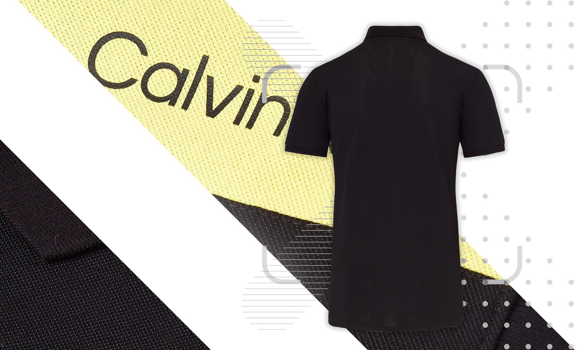 Calvin Klein Miles Golf Polo Shirt - Black