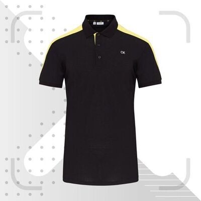 Calvin Klein Miles Golf Polo Shirt - Black