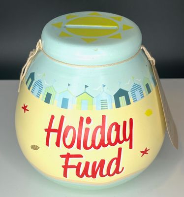 Spardose "Holiday Fund", türkis