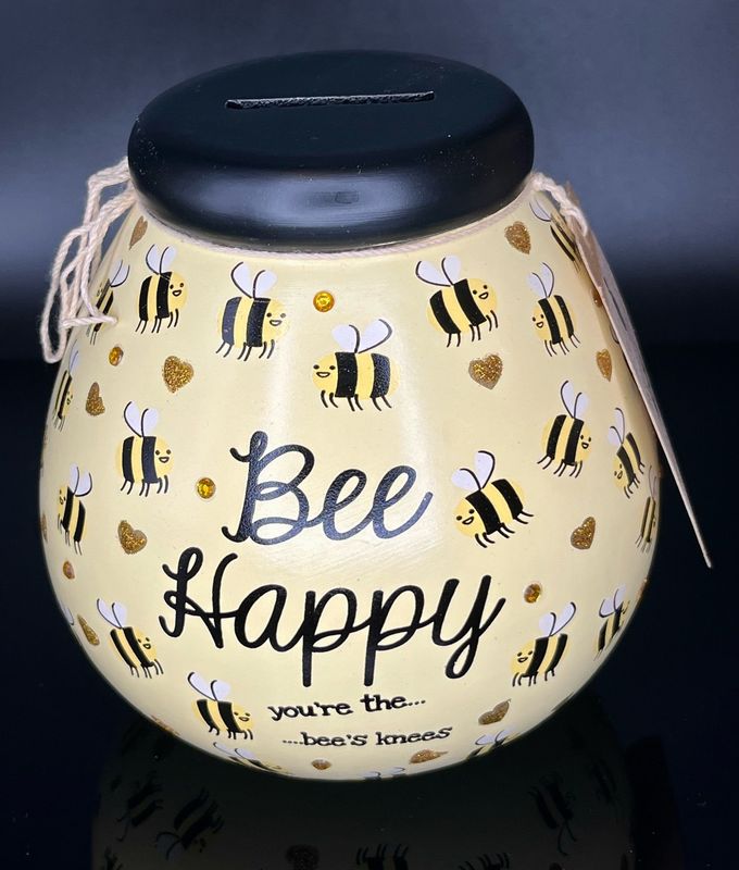 Spardose "Bee happy"