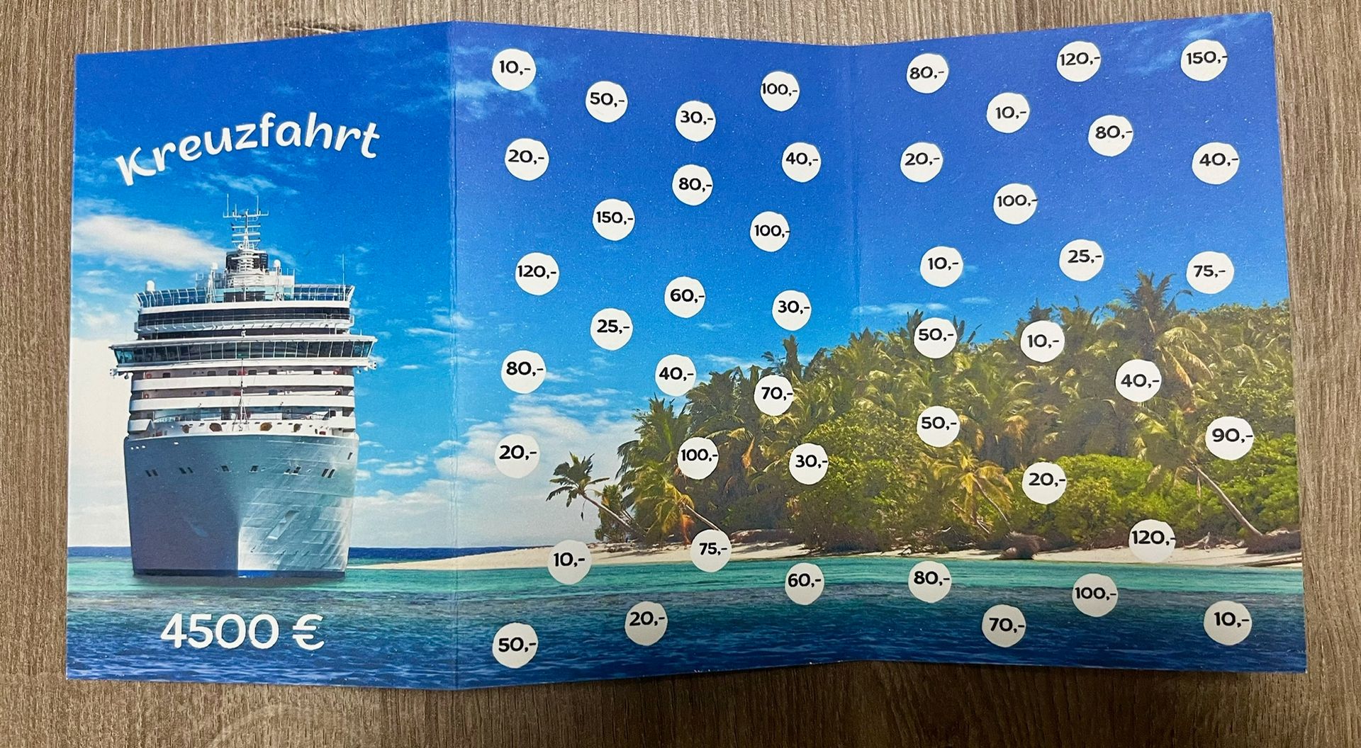 Spar Challenge Klappkarte 