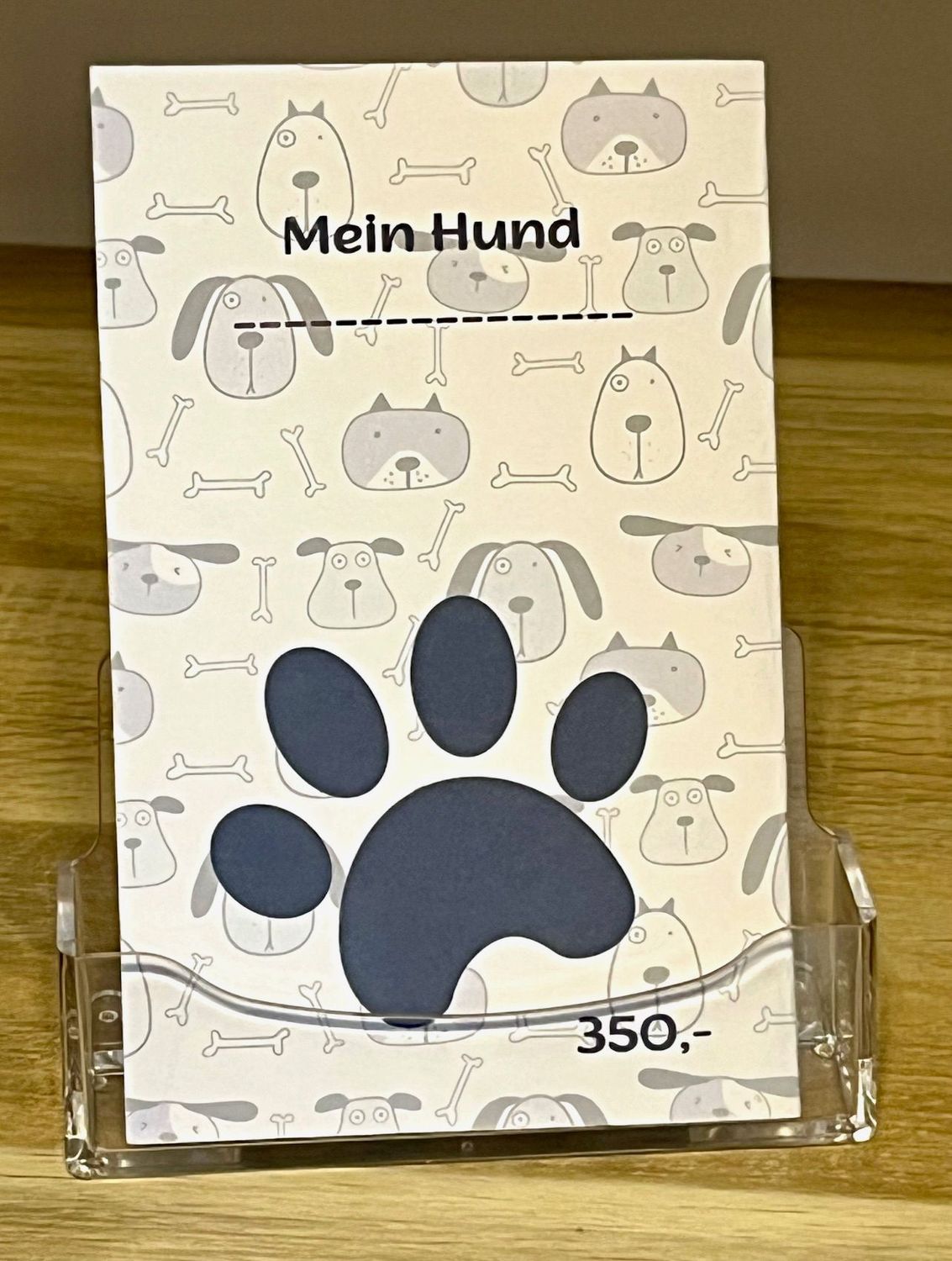 Spar Challenge Klappkarte "Mein Hund"