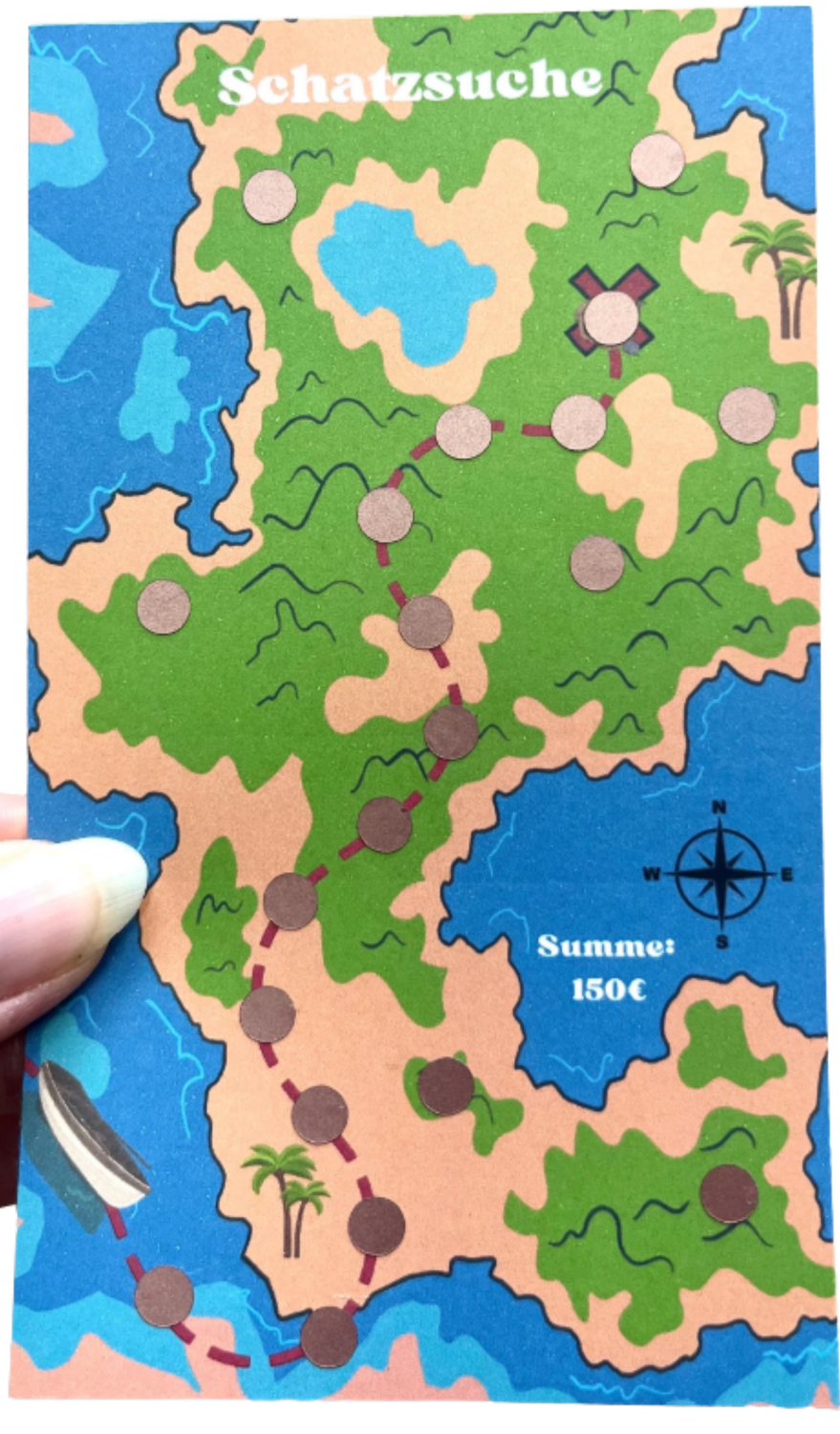 Rubbel Spar Challenge "Landkarte"