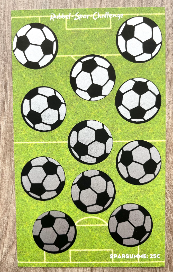 Rubbel Spar Challenge "Fußball" - für Kinder