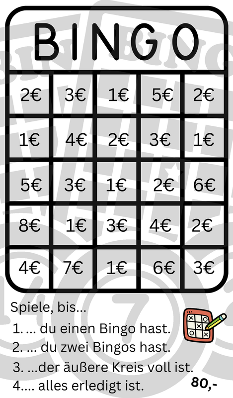 Spar Challenge "Bingo"