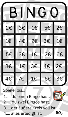 Spar Challenge "Bingo"