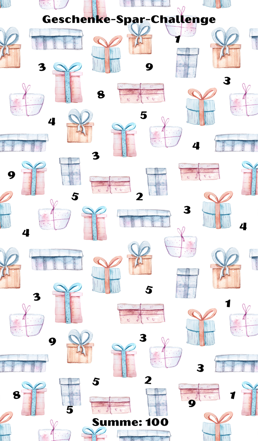 Spar Challenge "Geschenke 100 Euro"