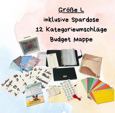 Starterpaket für Spar Challenges, Starterpack, Umschlagmethode für Anfänger