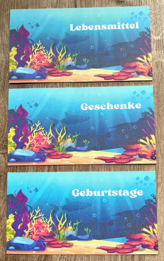 Dashboards A6, verschiedene Farben, 3er Set