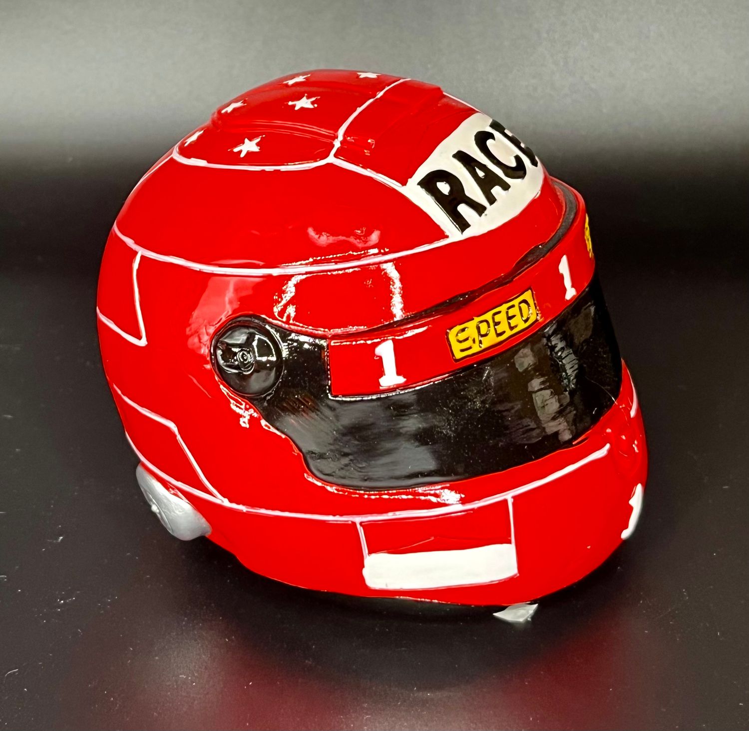 Spardose Motorradhelm