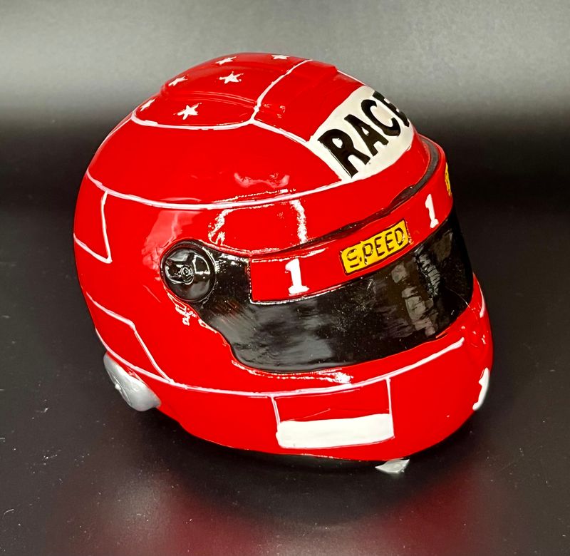 Spardose Motorradhelm