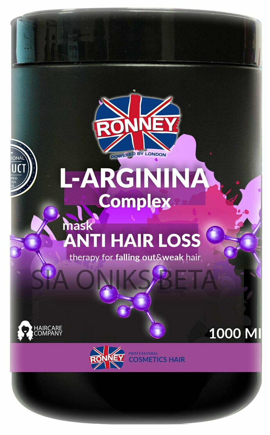 PROFESSIONAL MASK L-ARGININA COMPLEX ANTI HAIR LOSS THERAPY FOR FALLING OUT AND WEAK HAIR 1000 ML