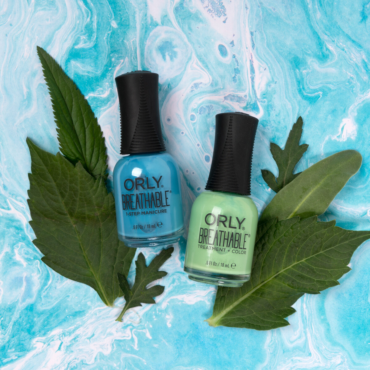 ORLY Breathable Treatment + Color  DOWNPOUR WHATEVER 18mL