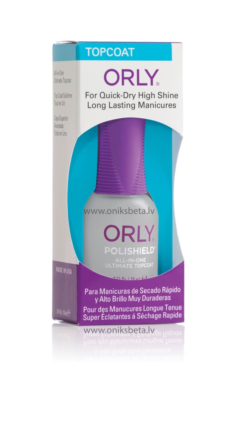 ORLY QUICK-DRY Polishield 3-in-1 Ultimate Topcoat 18ML