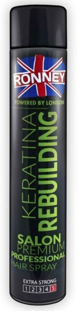 RONNEY Hair Spray Rebuilding Keratina 750 ml