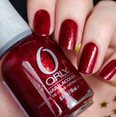 ORLY  NAIL LACQUER .6 OZ / 18ML 20721 ORLY STAR SPANGLED
