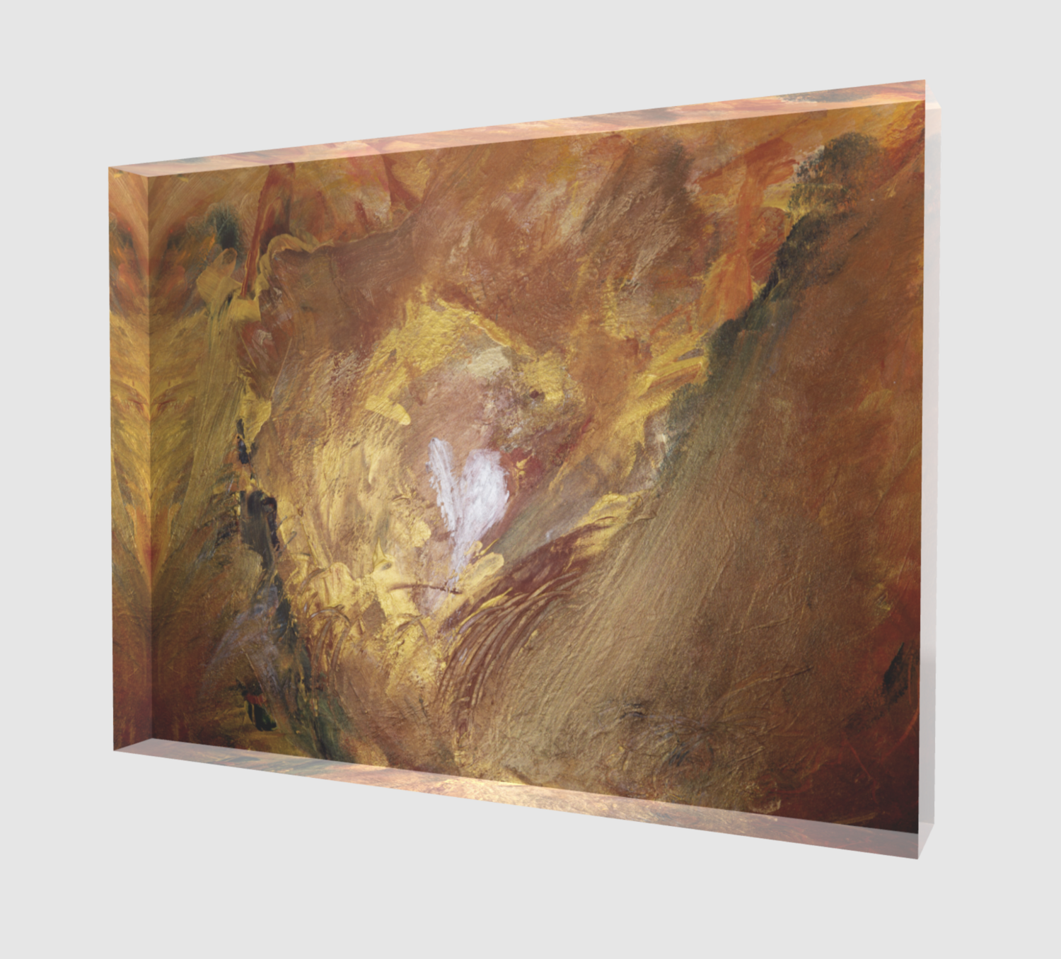 Lichttor 9 - ”Herzöffnung - Deine Reise” - Acrylblock, magisch