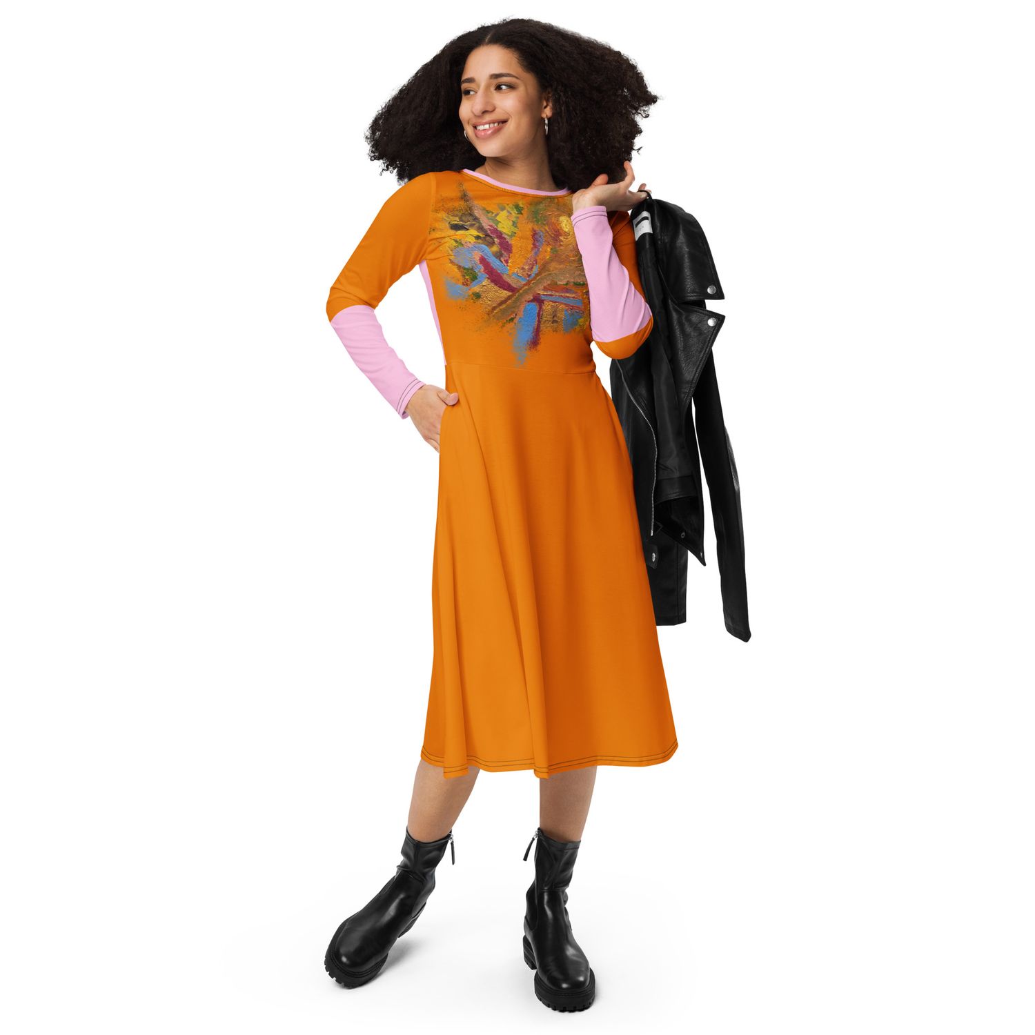 NEA - Midikleid · Element Feuer ”Schöpferkraft aktivieren”