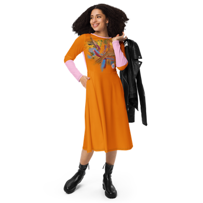 NEA - Midikleid · Element Feuer ”Schöpferkraft aktivieren”