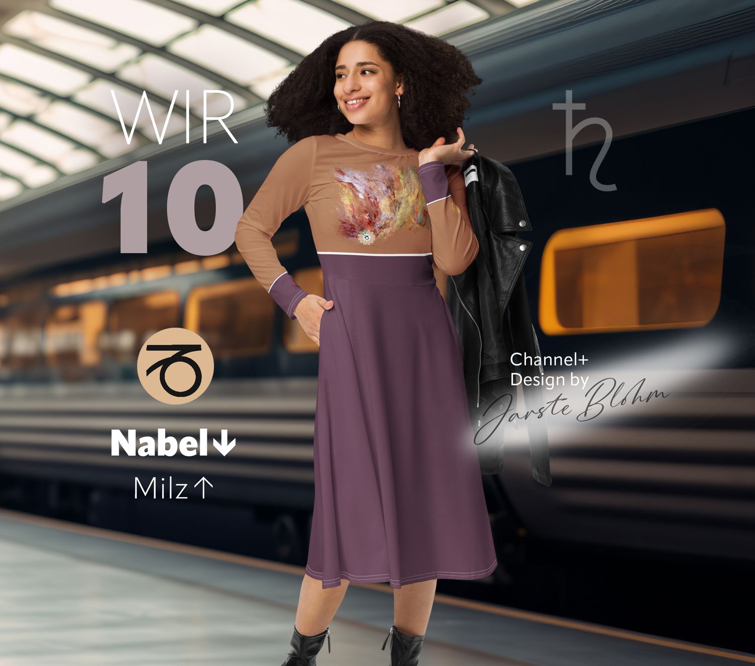 NEA Dress - WIR 10  - Aufbau Krafttfeld Nabel↓