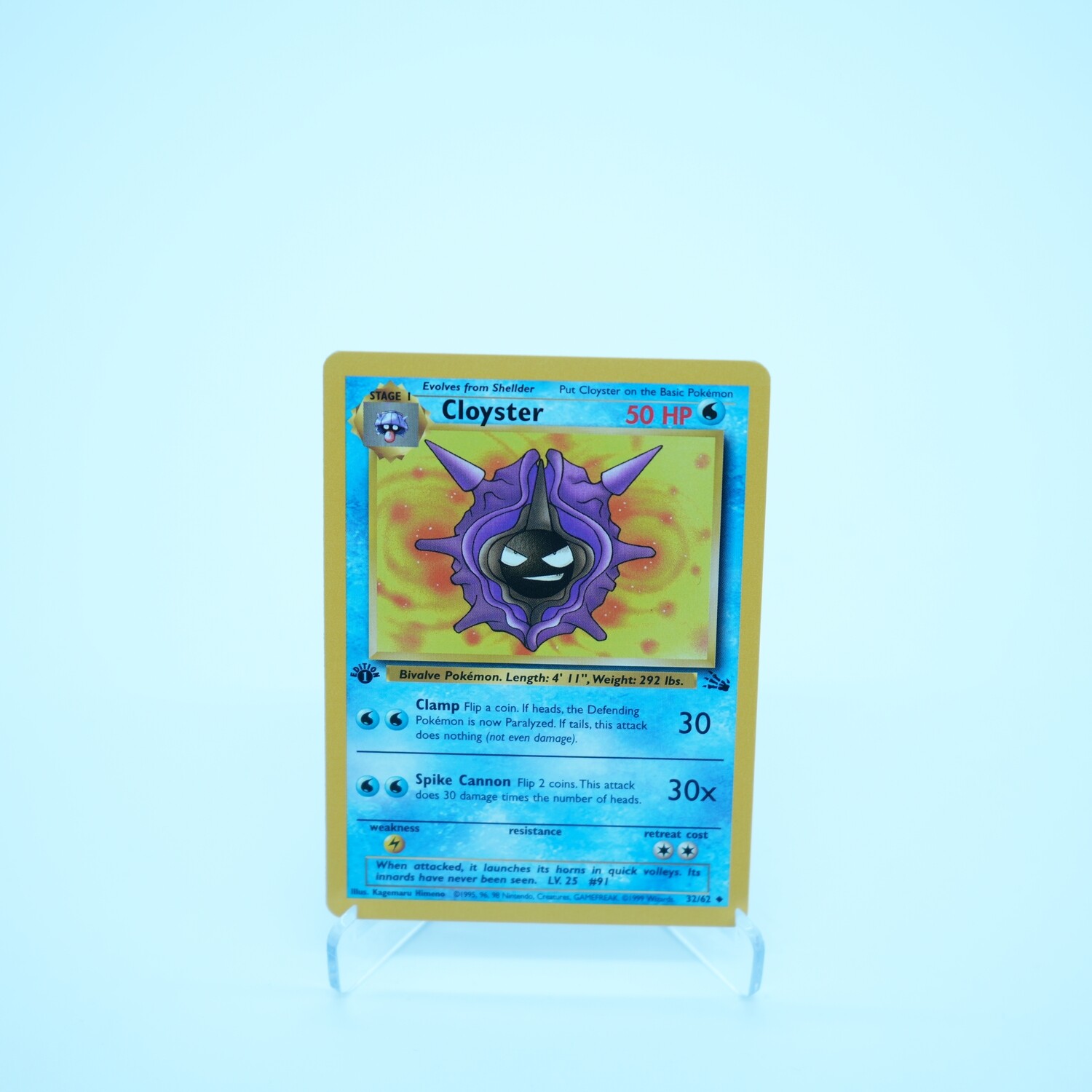 Fossil : Cloyster 1st.Ed 32/62