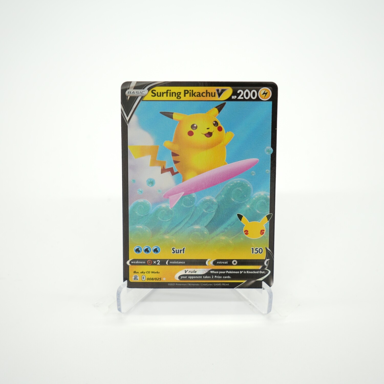 Surfing Pikachu 008/025