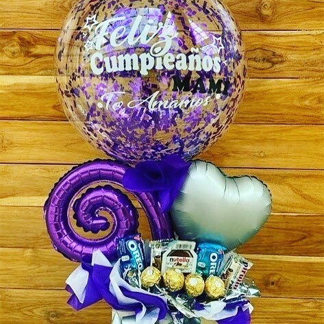 arreglos con globos y florales