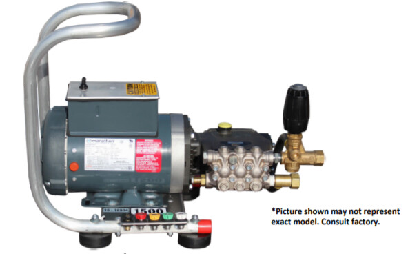 Pressure-Pro 1000PSI 3GPM Pressure Washer Eagle Series Electric  Hand Carry / Direct Drive - 115V/1PH/18A - General Pump - 2HP