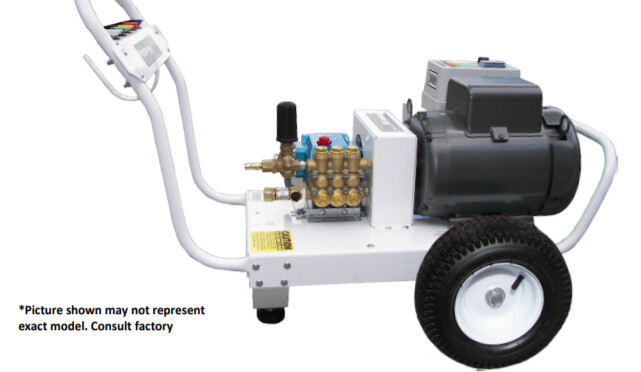 Pressure-Pro 3500PSI 4GPM Pressure Washer Pro-Max Series Electric Polychain Belt Drive - 230Volt/3PH/23A - AR Pump - 10HP