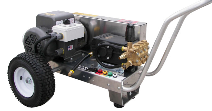Pressure-Pro 2000PSI 5GPM Pressure Washer Eagle Series Electric V-Belt Drive - 230Volt/1PH/12A - General Pump - 5HP