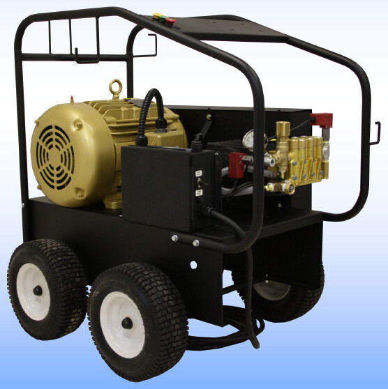 EPPS PRESSURE WASHER 5000PSI 4.5GPM Portable 4 WHEEL CART W/ Cage 545GEBD BELT DRIVE Cold Water Electric Pressure Washer