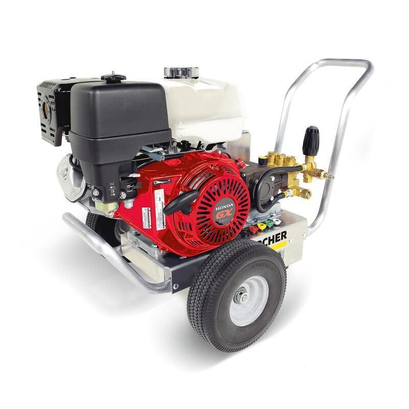 HD 4.0/40 GeB Cold Water Gas Engine - 4000 PSI - 4GPM - Belt Drive - Honda GX390 - Electric Start