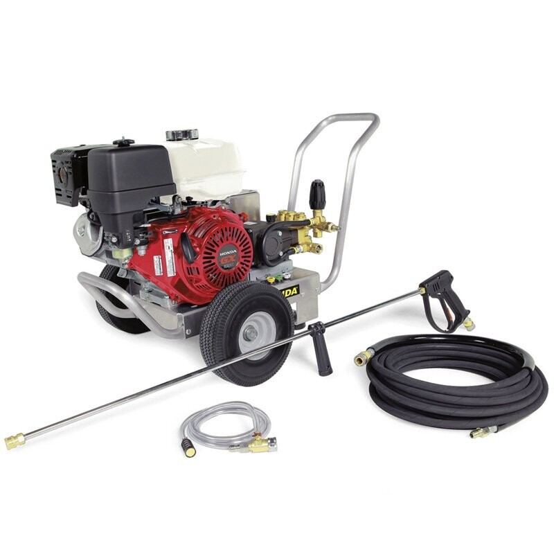 Model HD 3.5/35 GB Cold Water Gas Engine - 3500PSI - 3.5GPM - Belt Drive - Honda Gas Engine