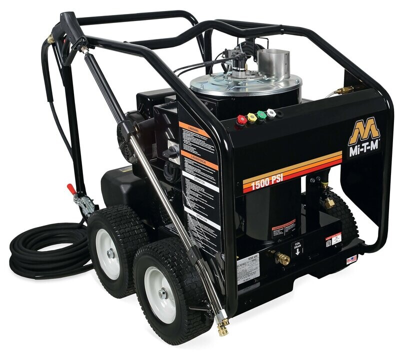 Mi-T-M Pressure Washer Hot Water/Diesel Fired - 1500PSI - 2GPM