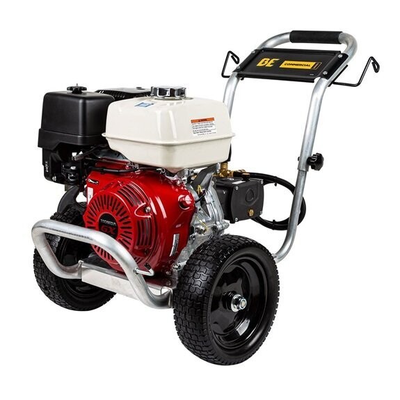 BE Pressure Washer - 4000 PSI - 4.0 GPM Cold Water Gas Pressure Washer w/ Honda GX390 Engine - AR Pump
