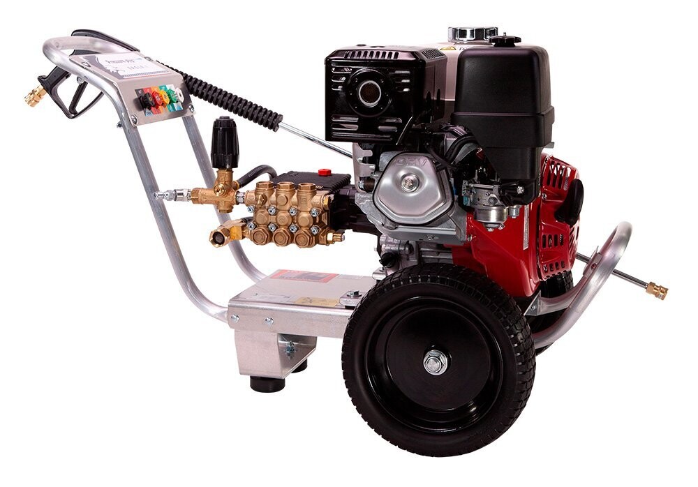Pressure-Pro 4200PSI 4GPM Pressure Washer Eagle Series - General Pump - Honda GX390 Engine - Cold Water Gas - Pull Start