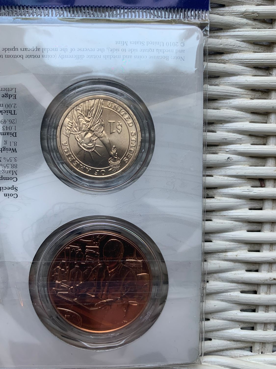 James Buchanan Coin and Medal Set