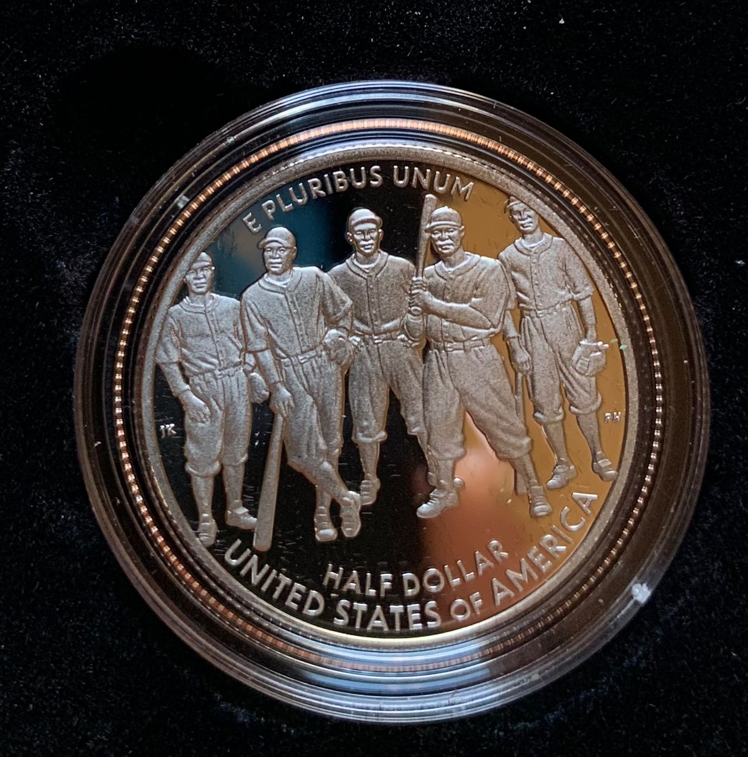 2022 US Proof Clad Half Dollar Commemorating Negro Leagues Baseball