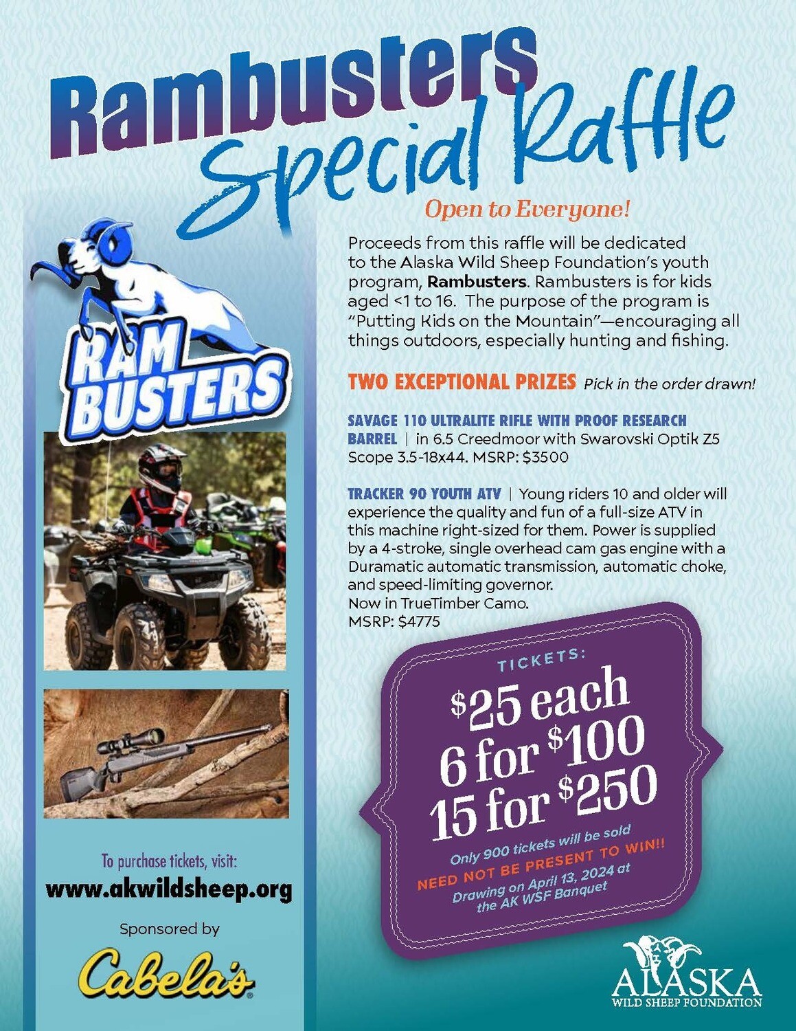 2024 Rambusters Raffle