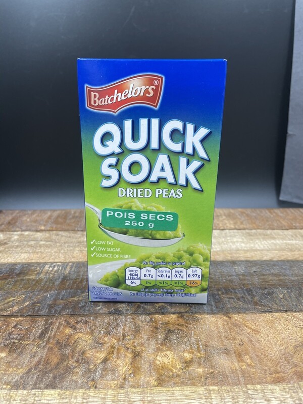 Batchelors Quick Soak Dried Peas 250g