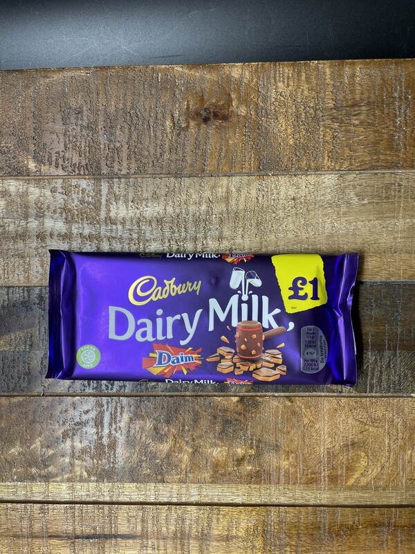 Cadbury Dairy Milk  Daim 120g