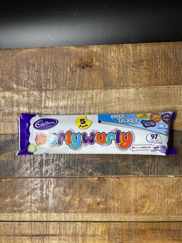 Cadbury Curlywurly 5 Pack 107.5g