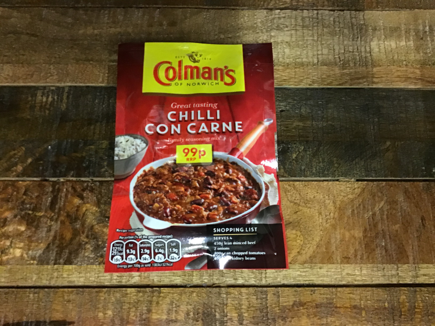 Colman's Chilli Con Carne 50g