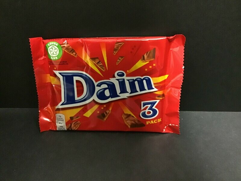 Daim 3 Pack 84g Strawberry