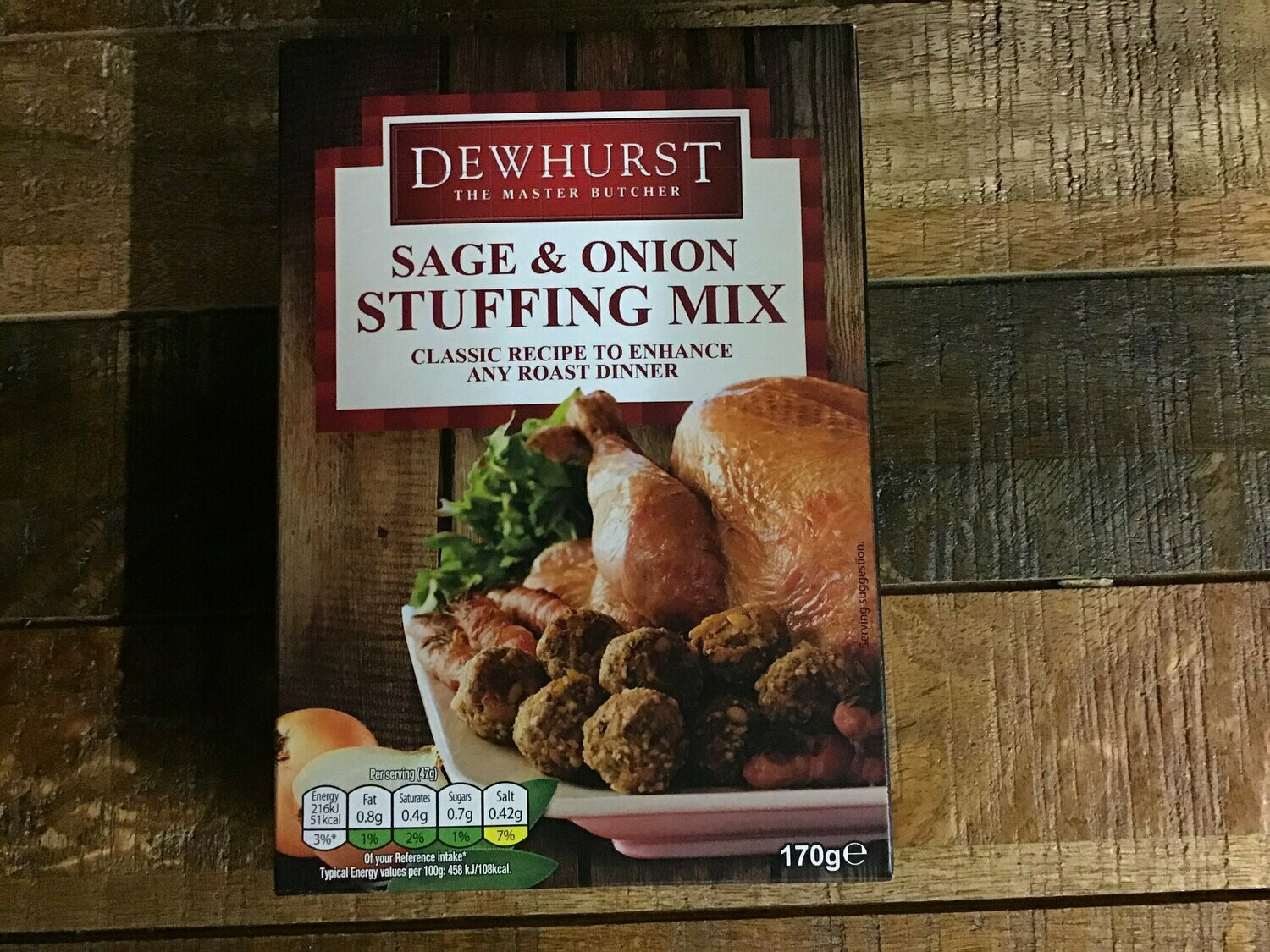 Dewhurst Sage & Onion Stuffing Mix 170g