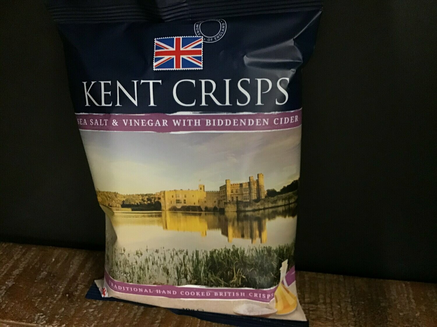 Kent Crisps Sea Salt & Vinegar With Biddenden Cider 40g 