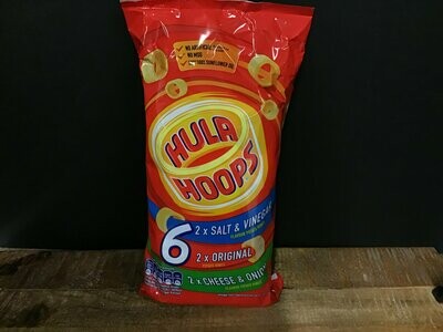 Hula Hoops Variety Pack 6 Bags 144g