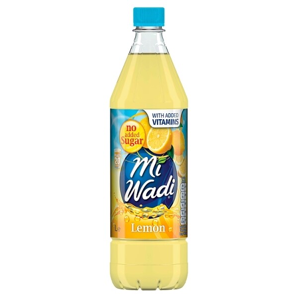 Mi Wadi No Added Sugar Lemon 1000ml